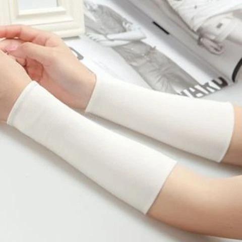 Summer Men's and Women's Wristbands To Cover Tattoo Scars Fashion Hand Sleeves Sports Sweat-wiping Pure Cotton ThinWrist Sleeves