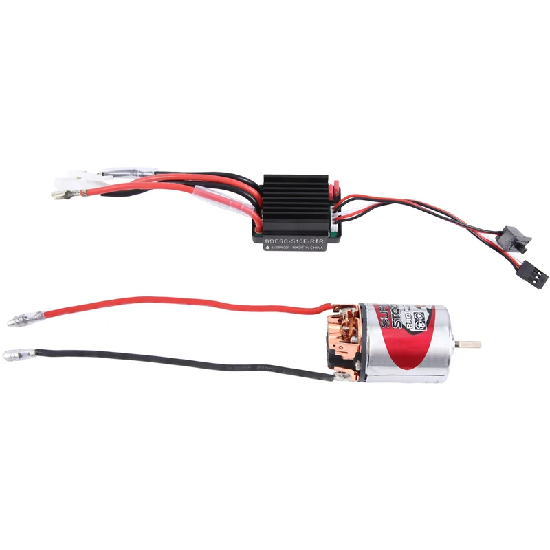 540 แปรงมอเตอร์ 12T & 320A ESC แปรง Motor Speed Controller พร้อม 2A BEC สําหรับ 1/10 RC Off-Road Racing รถรถบรรทุกอะไหล่