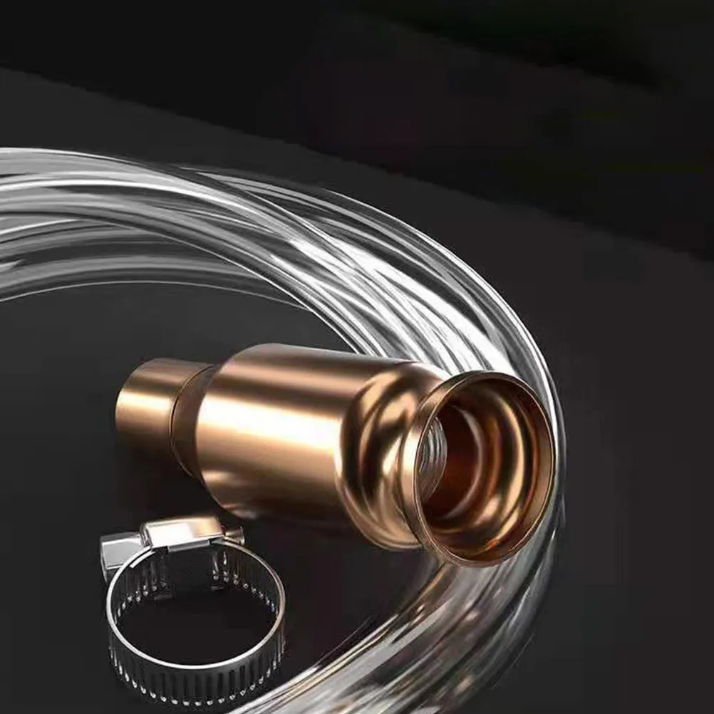 

Портативный сифон для перекачки топлива и жидкостей, 1/2 дюйма, из прочной меди и ПВХ, легкий, для бензина и газа