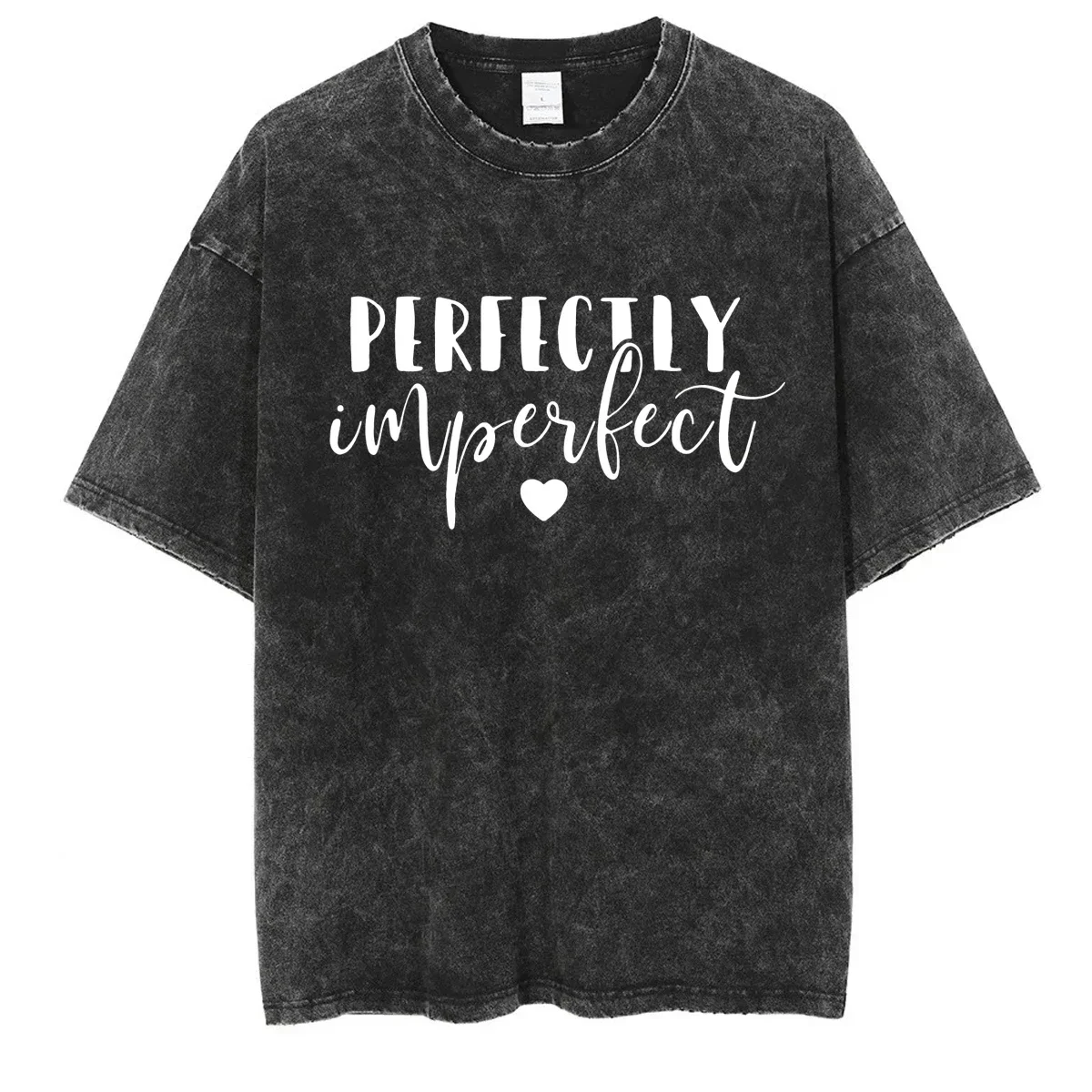 

Imperfect Shirt Motivational Tshirt Gothic Inspirational Tee Positive Inspirational Gift Vintage Shirts for Women m