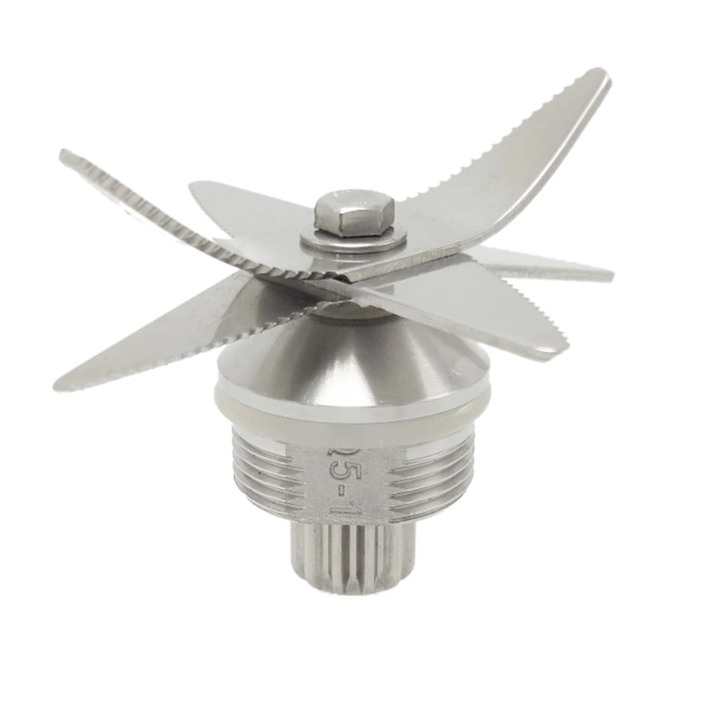 Licuadora de cuchillas de hielo para exprimidor de acero inoxidable 767, cuchillos de 6 hojas, cuchillo para piezas de licuadora de exprimidor Vitamix