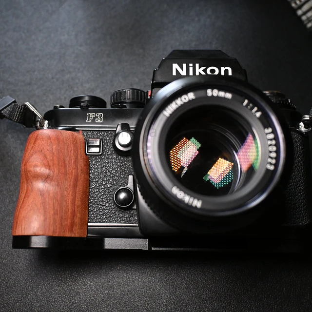 Wooden Base Grip Handle | Nikon F3 Photo Cameras | Wooden Bracket Tripod -  Ultra-light L - Aliexpress