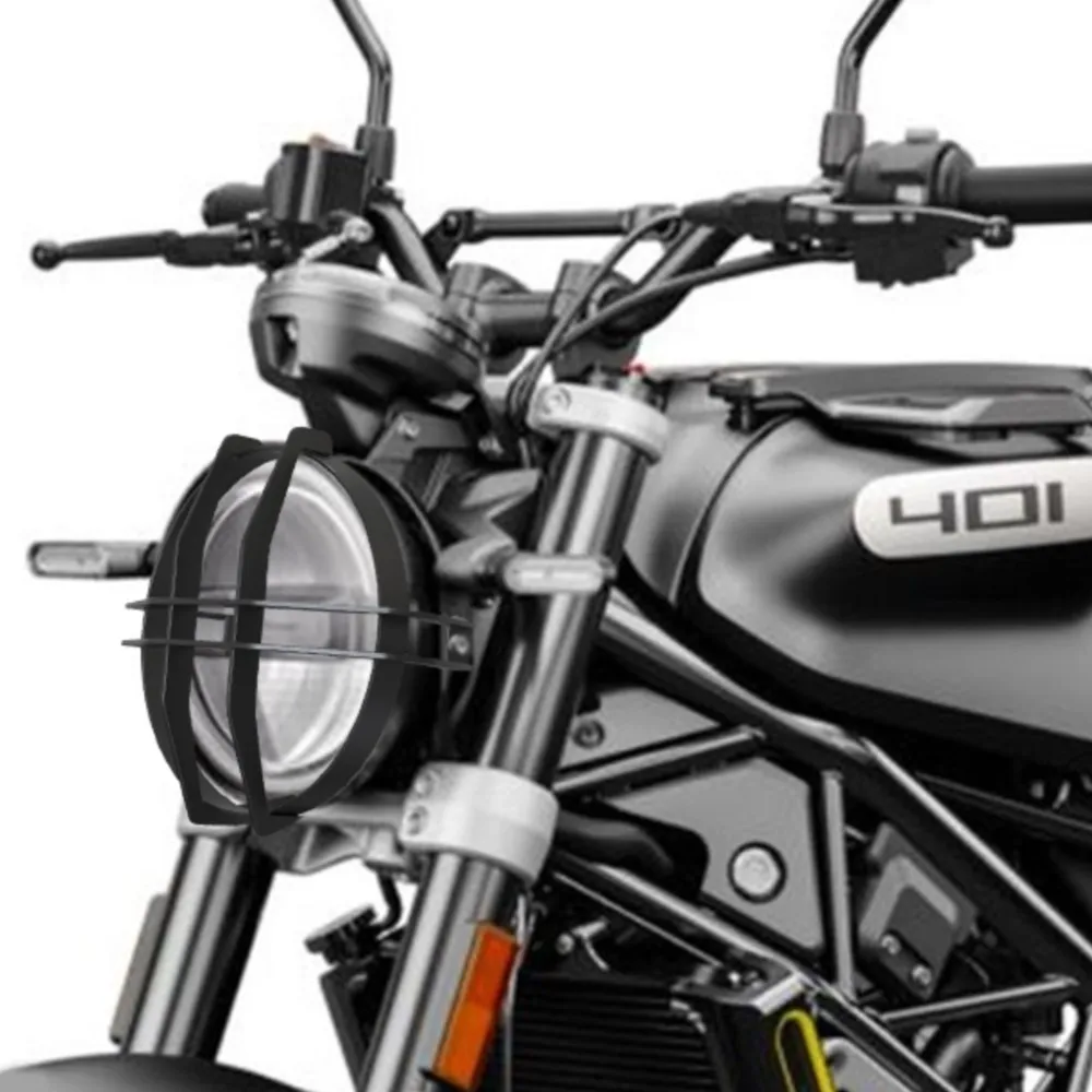 

For HUSQVARNA SVARTPILEN 401/250 2017-2018-2019-2020-2021-2022-2023 Headlight Grille Guard Cover Head Light Lamp Protector