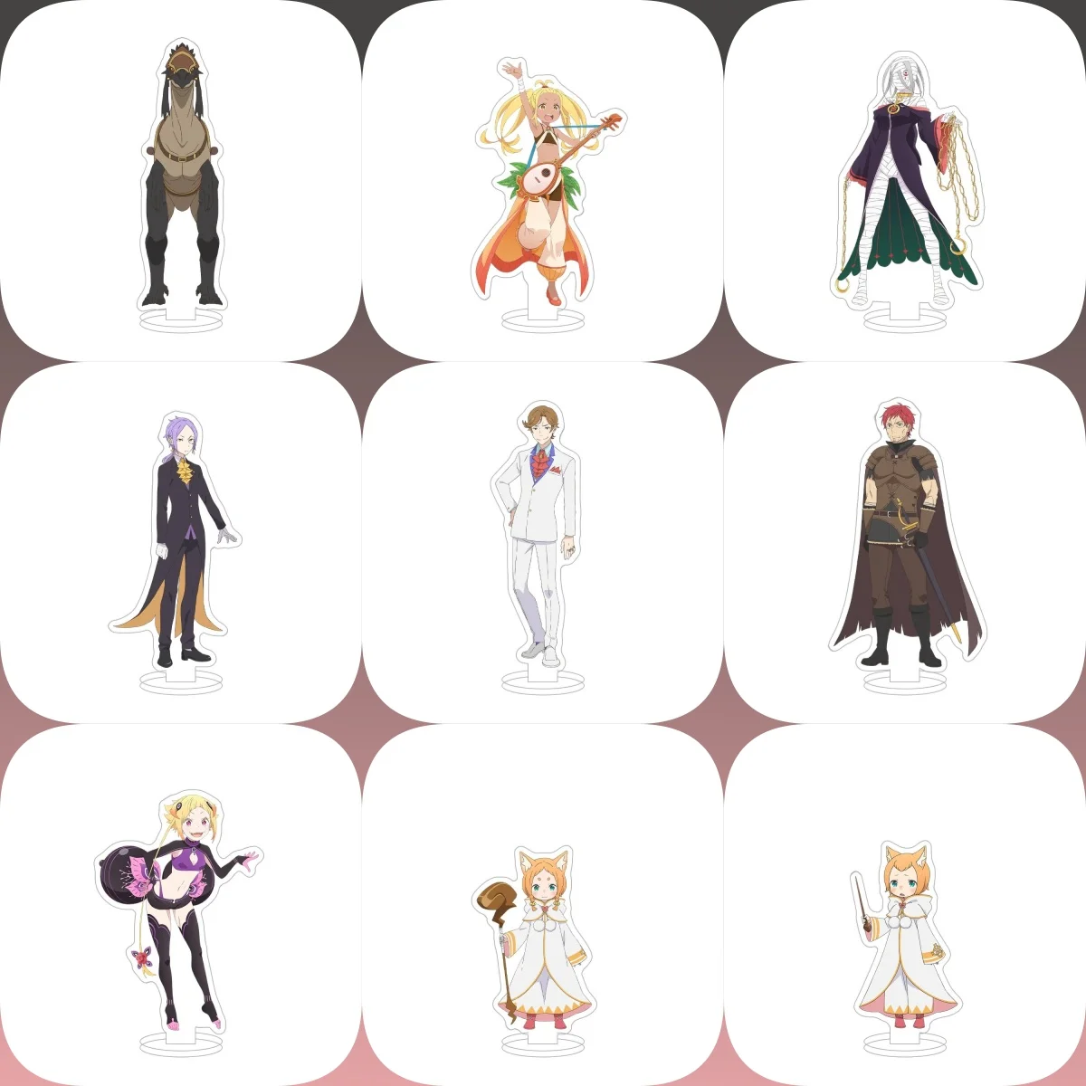 15cm Re:ZERO -Starting Life in Another World Acrylic Stand Characteristic Characters Ornament Accessories Collection Collection