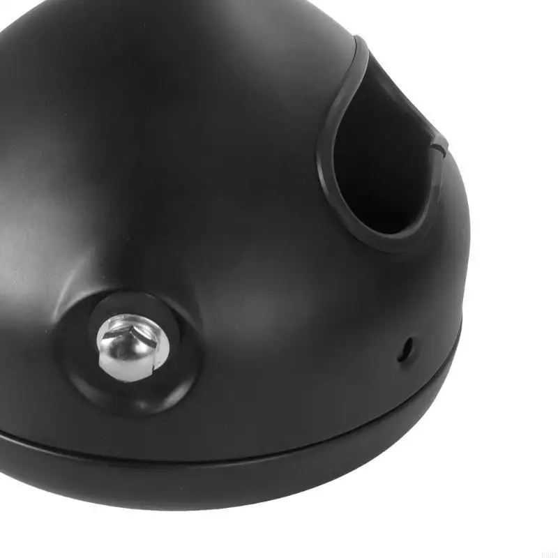 D5BE Easy installs Motorcycle Light Cover 5.75 Inch Retro Aluminum Shell Replacement Bike Modification Part for Bike