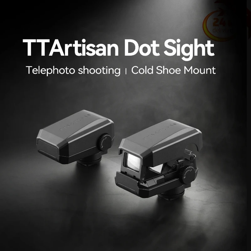 

TTartisan Telescopic Camera Dot Sight with Auto Focus Tracking Aim Sight Assists Viewfinder for Sony, Canon, Nikon Camera