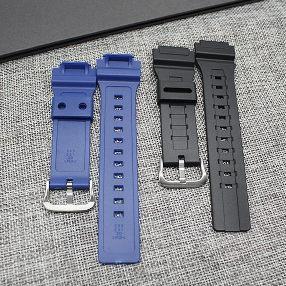Watchband For MCW200 MCW-200 Strap Wrist Premium TPU Watch band accessories Comes with pin tool