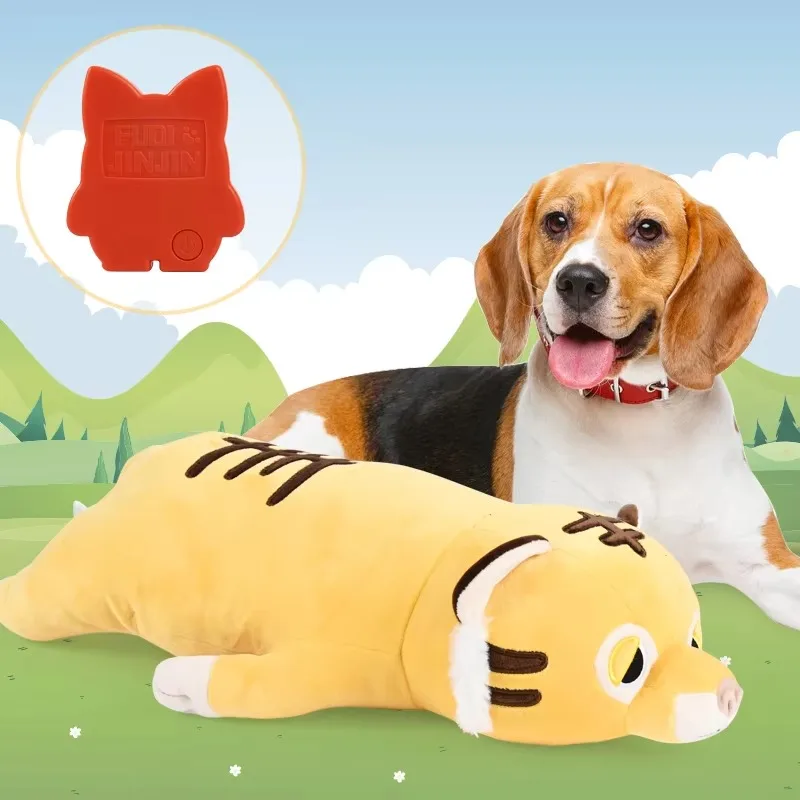 Heartbeat plush dog toy is suitable for soothing puppies behavior aids soft significant other animals