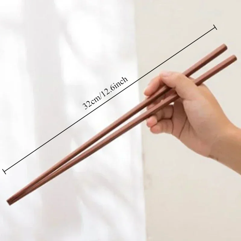 1 Pair Hot Pot Chopsticks 32cm/43cm Cooking Chopsticks Kitchen Tableware Extra Long Cooking Chopsticks For Frying Food Noodles