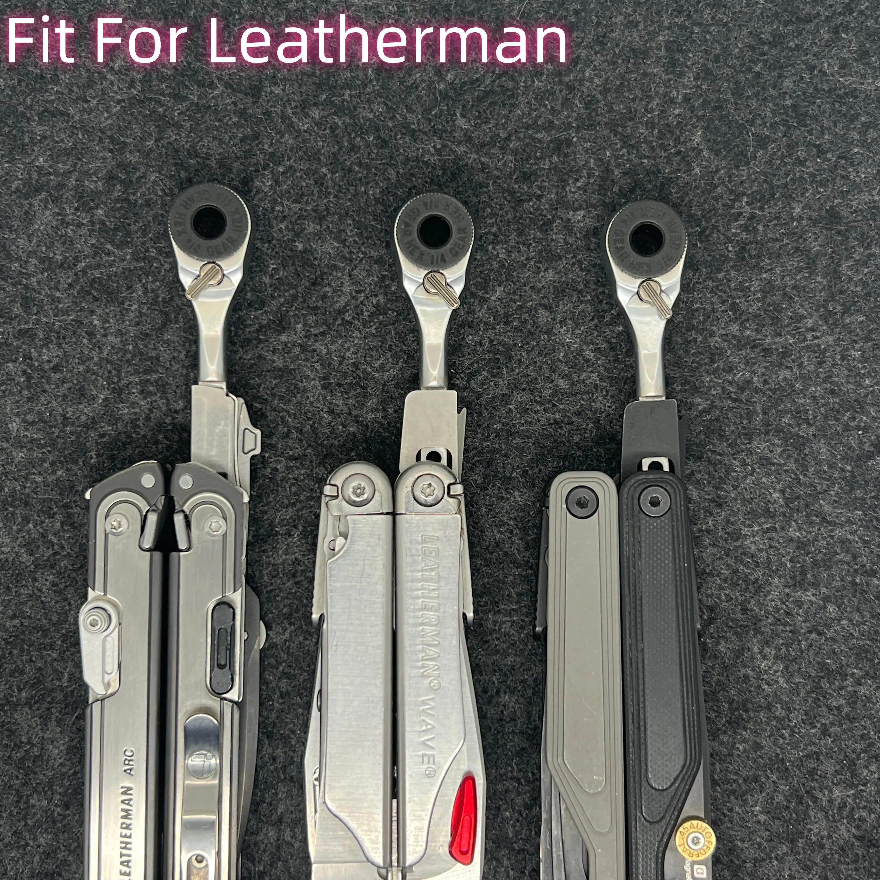 3 Types Screwdriver Ratchets Extension Pole Adapter Bit Sleeve For Leatherman P4 ARC Charge TTI Wave Signal Surge Skeletool DIY - view 2