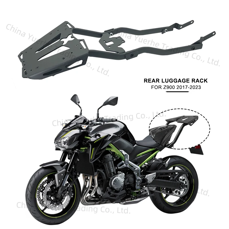 

Motorcycle Rear Luggage Rack For Kawasaki Z900 Z 900 SE 2017 2018 2019 2020 2021 2022 2023 Carrier Case Support Holder Bracket