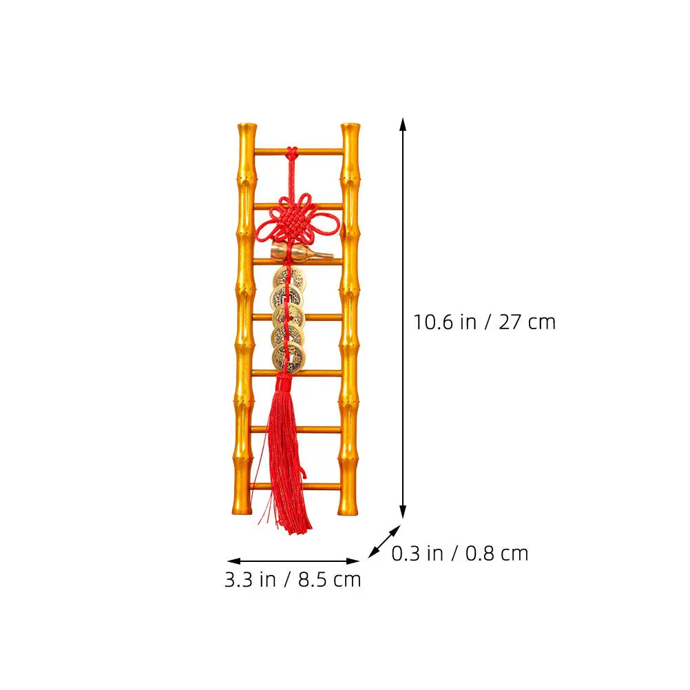 Traditional Chinese Ladder Ornament for Table Desk Living Room Bedroom New Year Festival Home Decor Auspicious Symbol Desktop