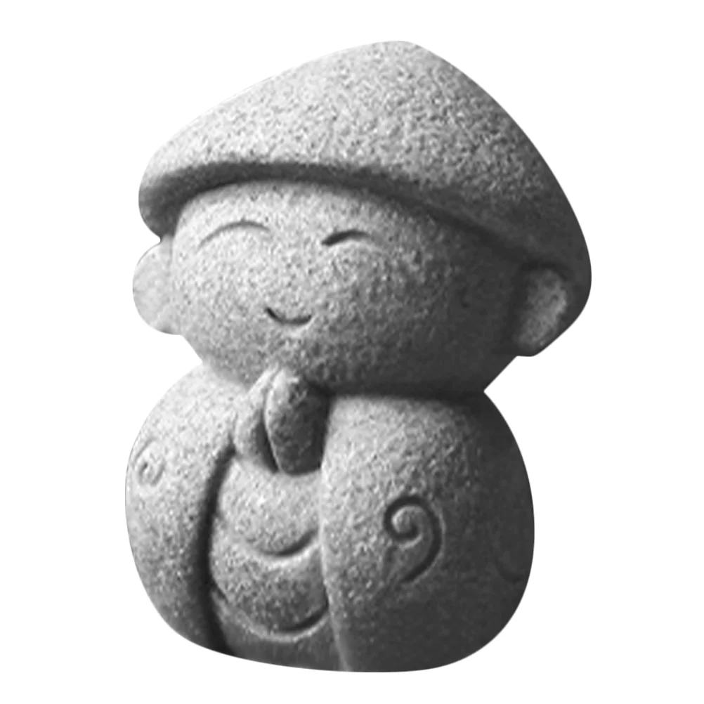 

Desktop Ksitigarbha Japanese Buddha Micro Scene Cartoon Zen Garden Imitation Ornaments