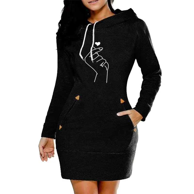 Sports Dress Womens Dresses Fashion Hooded Pocket Daily Spring Diagonal Zipper At Neckline Casual Hot Sales Autumn 2024 New Midi