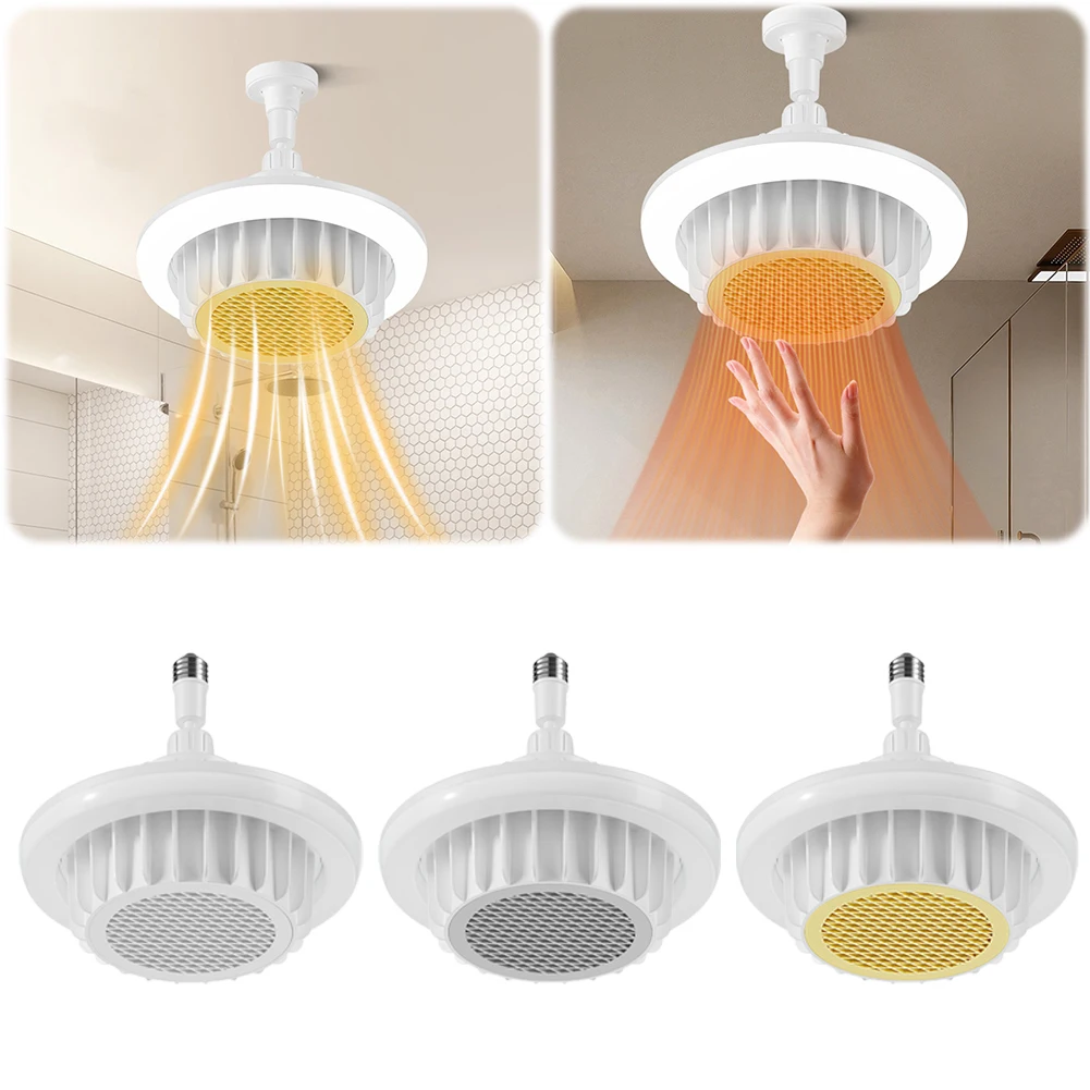 Ceramic Bathroom Heater with PTC Technology Exhaust Fan Heater Fan Ceiling Light for Indoor Living Room Bedroom