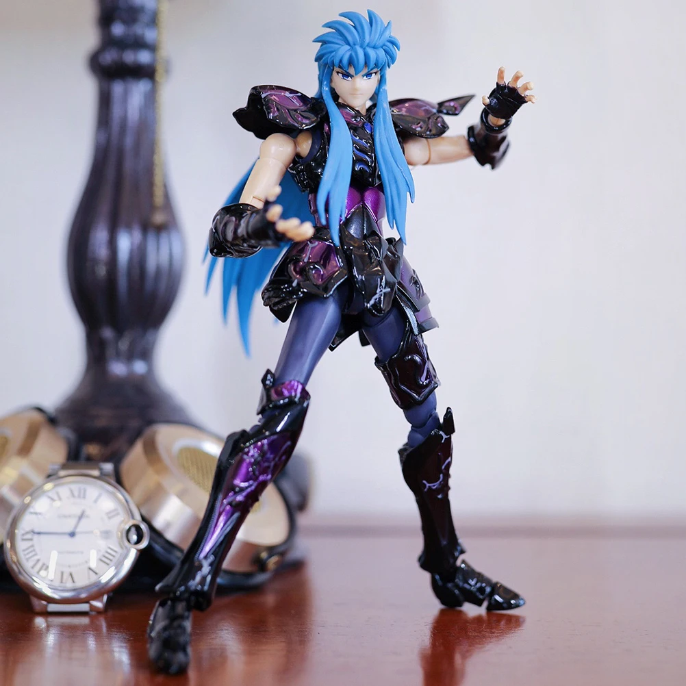 KaiWang Model Saint Seiya Myth Cloth EX Aquarius Camus Hades Including Two Sets Metal Armor Knights of The Zodiac Figure Toys