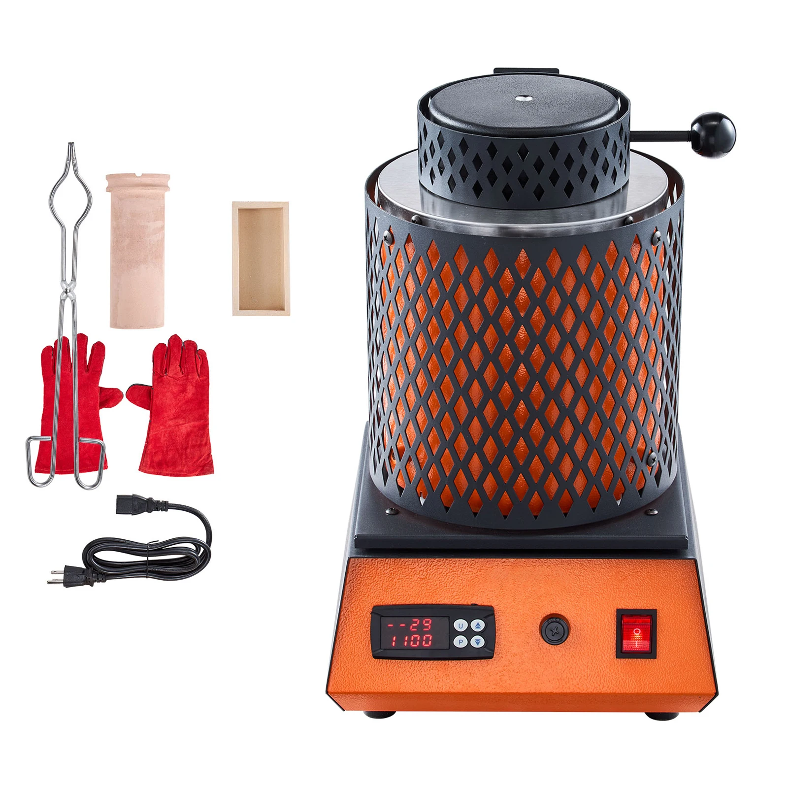 SucceBuy – four de fusion électrique, fonderie du métal, Machine de fusion du métal, creuset en céramique, Kit de fusion d'or