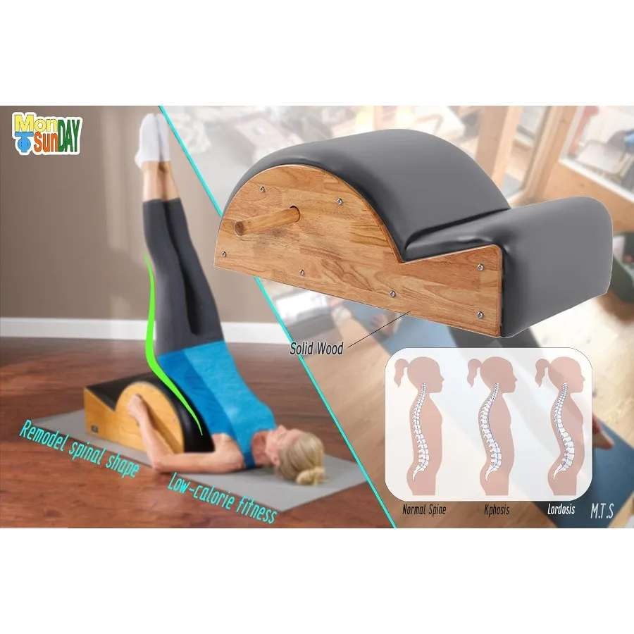 M.T.S الاثنين إلى الأحد بيلاتيس العمود الفقري مصحح قوس اللياقة البدنية الجسم تمتد المنزل الصالة الرياضية اليوغا مجموعة العضلات الصغيرة ممارسة للنساء Bod