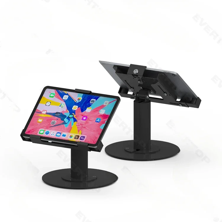 LST11-E Universal 3 Arm Lock Tablet Display Stand 7.9-11 inch for iPad Touch Screen Self-Service End Point Display Stand Secure