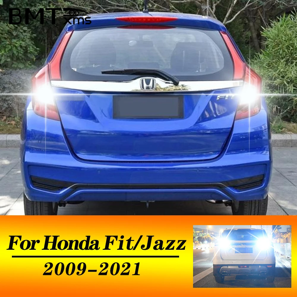 

BMTxms 2 шт. T15 W16W светодиодный фонарь заднего хода автомобиля CANbus для Honda Fit Jazz 2009 2010 2011 2012 2013 2014 2015 2016 2017 2018-2021