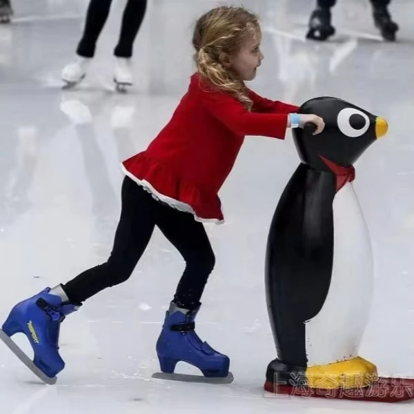 Value Penguin Ice Skate Pusher | Low-Cost Blow Molded Trainer | Entry Rink Starter