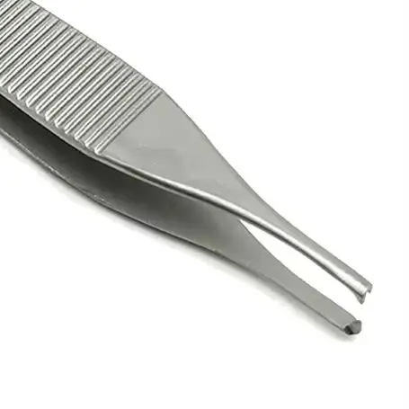 

Dental Tweezer Dressing Forceps Tool Dentist Stainless Steel Tissue Tweezer Dental Forcep Extraction Hemostat 1*2 Forceps