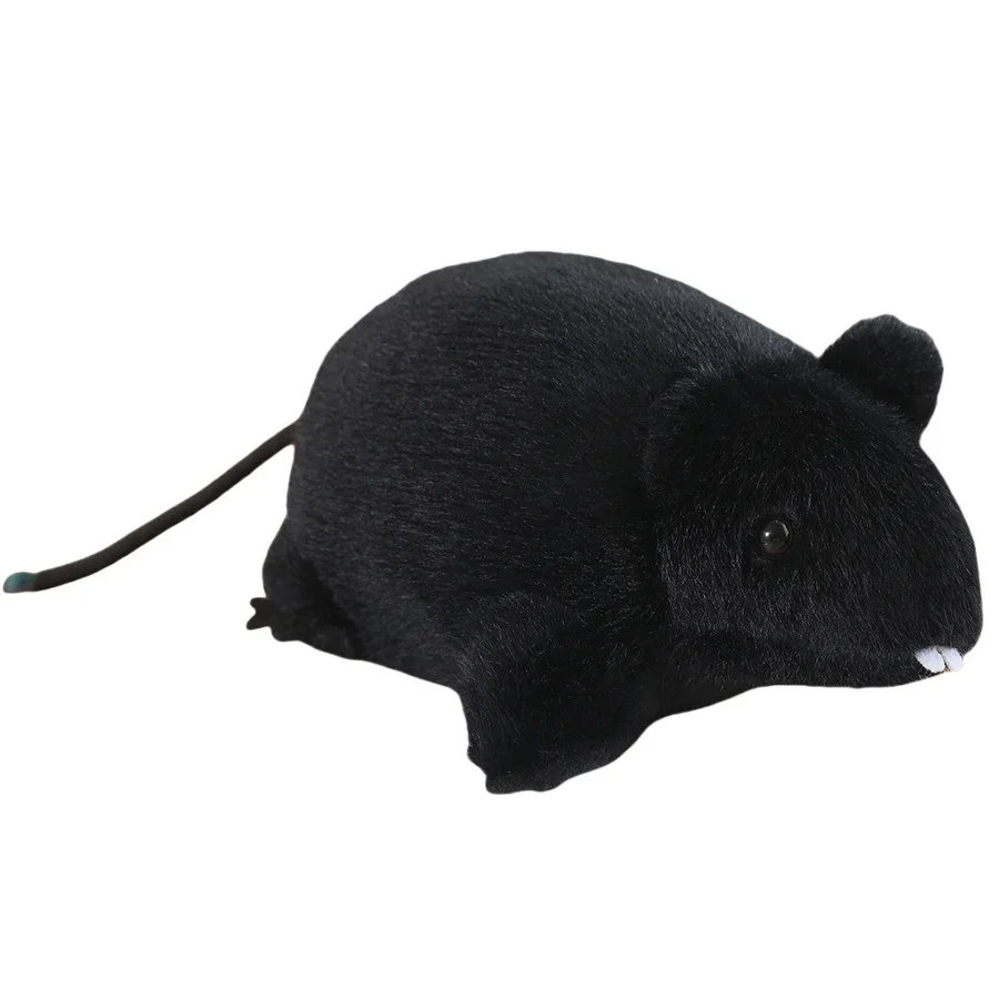 11/20cm Lifelike Mouse Soft Plush Toy Lovely Black White Mice Full Stuffed Animal Rat Pillow Funny Toy Birthday Christmas Gifts