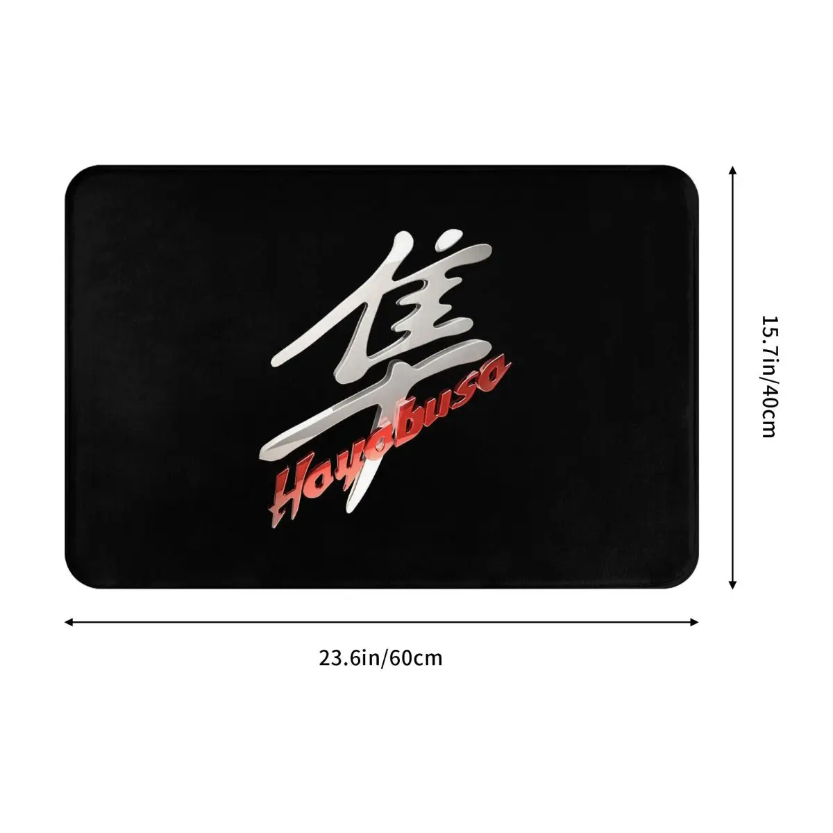 Suzuki Hayabusa Motorcycle Logo Anti-slip Doormat Floor Mat Cushion Carpet Rug for Kitchen Entrance Home Bathroom Footpad Mats