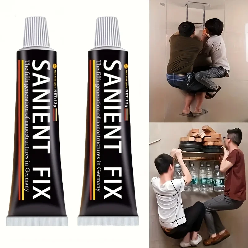 Adhesivo sellador versátil, No requiere perforación, resistente al agua hasta azulejos, plástico, hormigón, vidrio, Metal, pegamento profesional, 6/20/40/100g