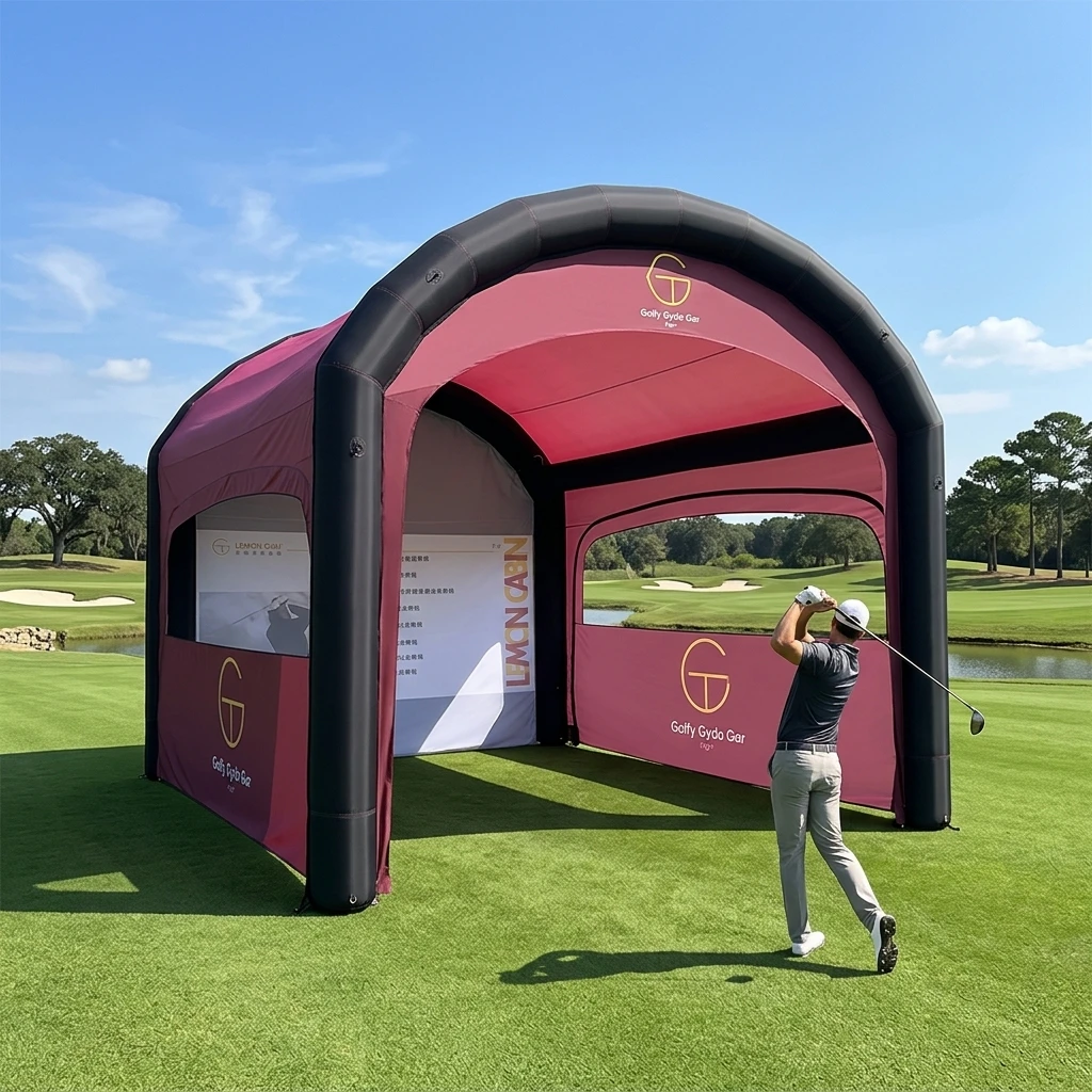 Inflatable Golf Exhibition Tent High Visibility & Easy Assembly
