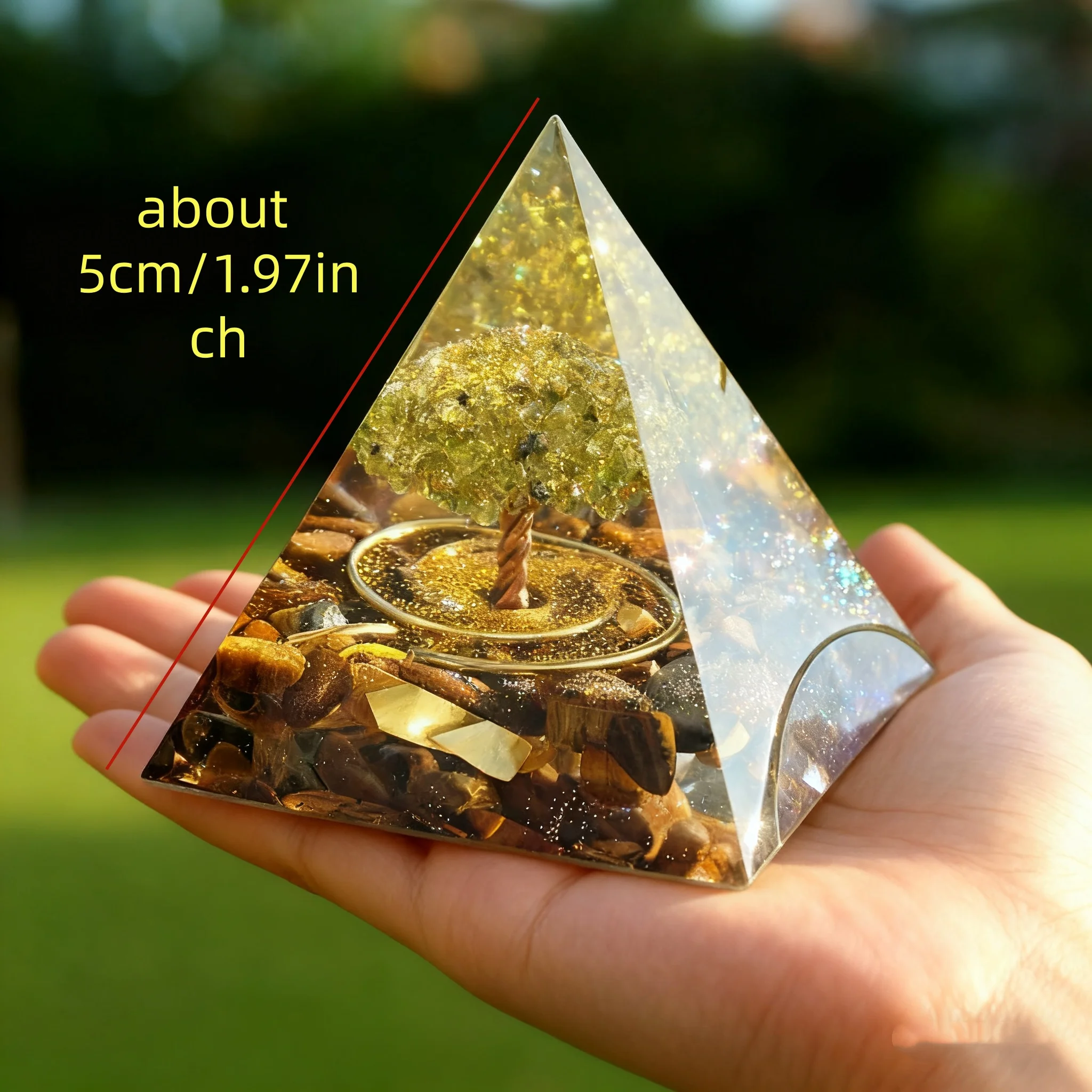 1 шт. перидот с тигровым глазо – обзор и цена Resin Art Tree