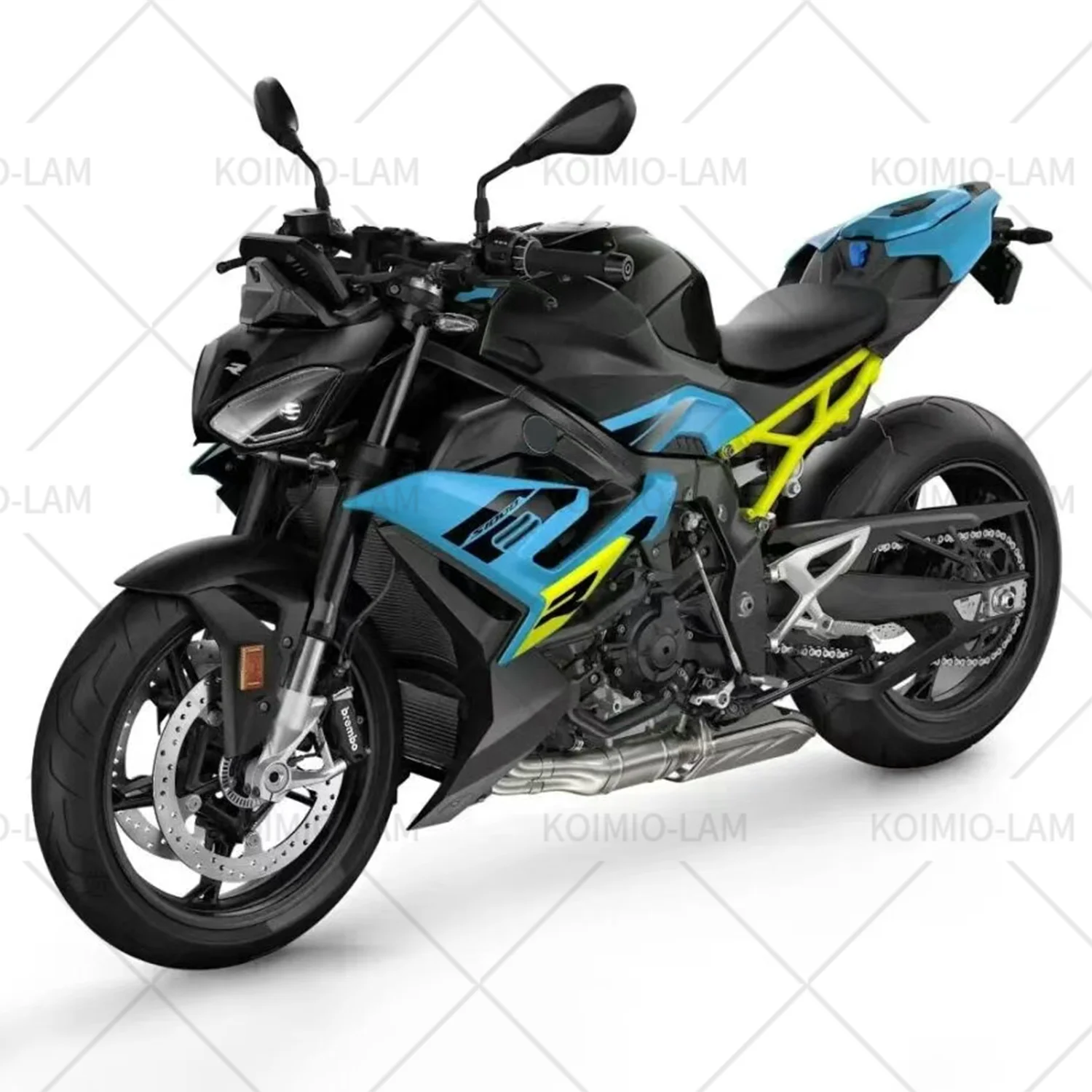 يصلح ل 2025 - 2026 BMW S1000R S1000 R دراجة نارية الملحقات هدية هيكل السيارة عدة لوحة مجموعة #2