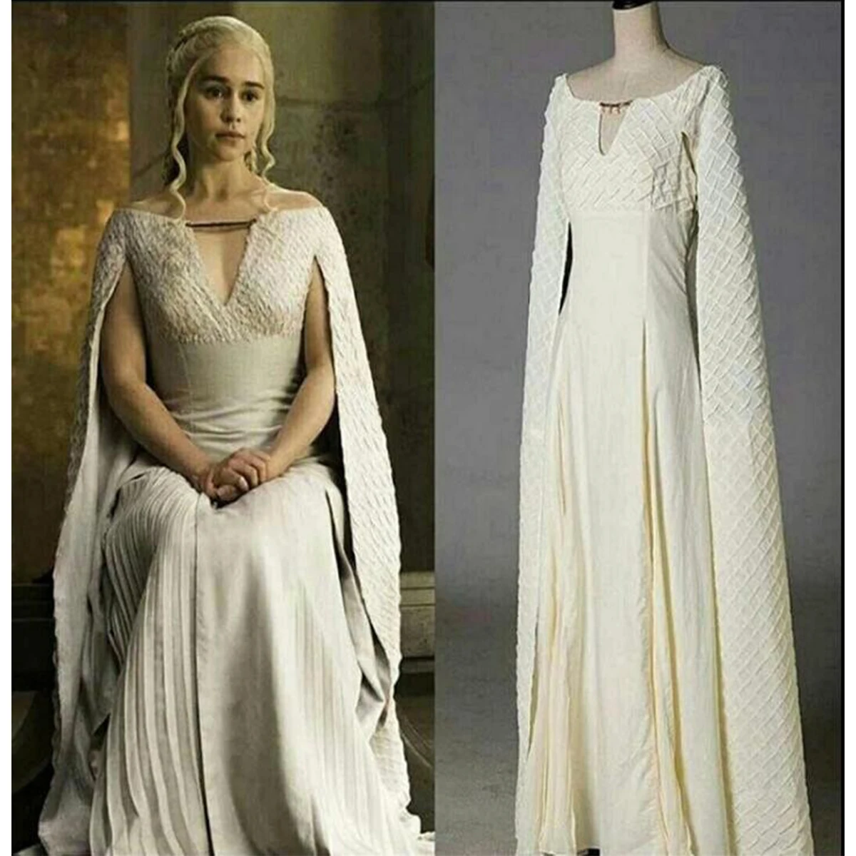 Cosplay de canción de hielo y fuego, disfraz de dragón, madre, Daenerys, Targaryen