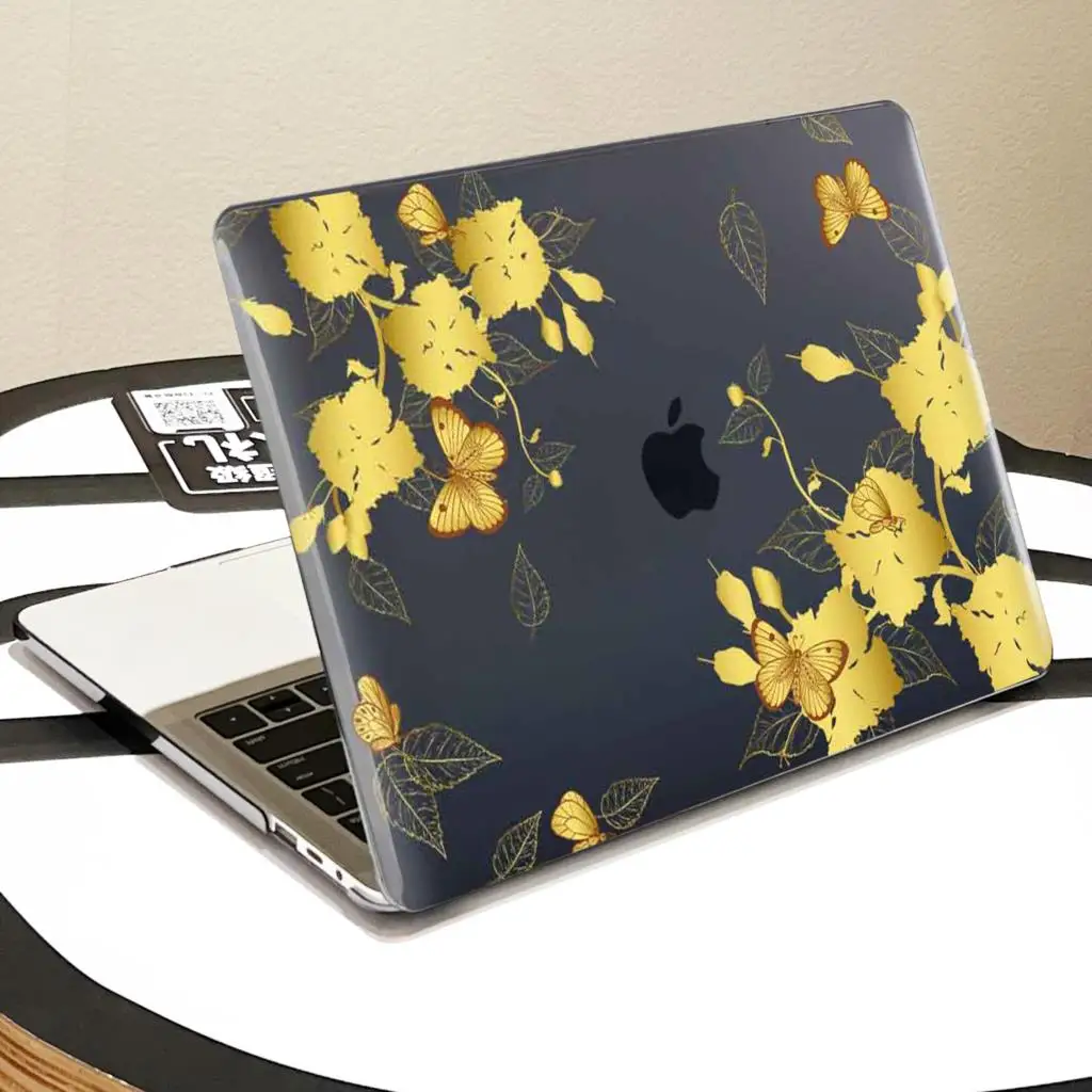 flower skin Laptop Case For Macbook M1 M2 Air 13 15 2023 :A2681A2179A2337A2338A2442A2289 Touch bar/ID Pro 14.2 16.2 inch cover