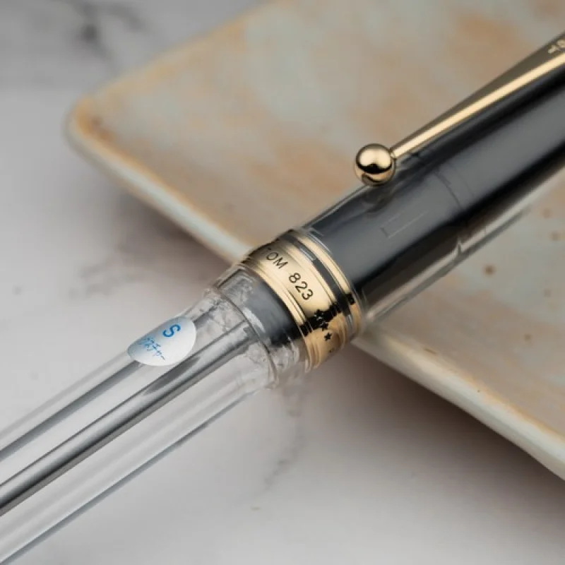 A+ para Pilot Namiki Custom 823 Pluma estilográfica transparente sin émbolo de color tipo 14K