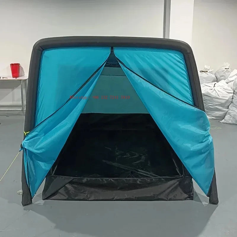 Carpa inflable para camioneta Hongsheng Products, compatible con camionetas de 6 a 6.8 pies, impermeable con PU2000mm, para 2 personas, para acampar en camionetas.