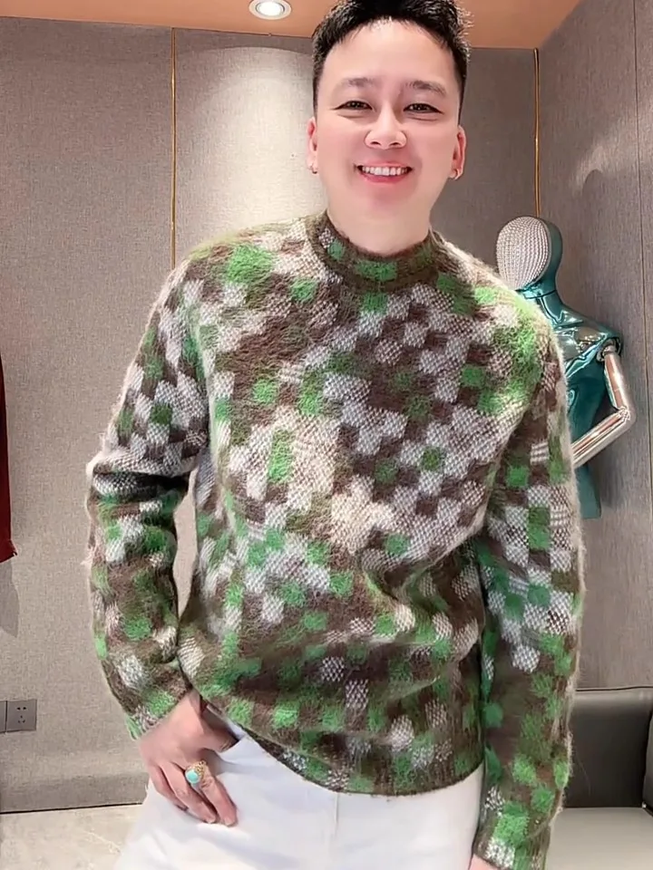 

High Quali Knitted round Ne Sweater for Men New Arrival Autumn Winter Faion Versatile Comfortable Busin Casual Sle