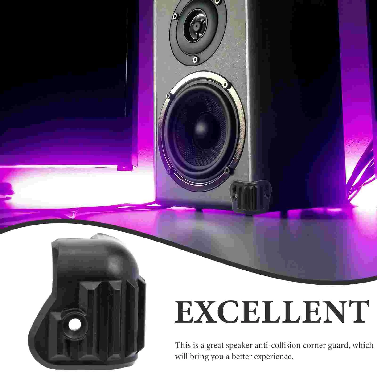 Home Cabinet Corner Protector Speaker Wrap Angle Sound Bar Anti-Collision Protective Corners Guard Soundbars