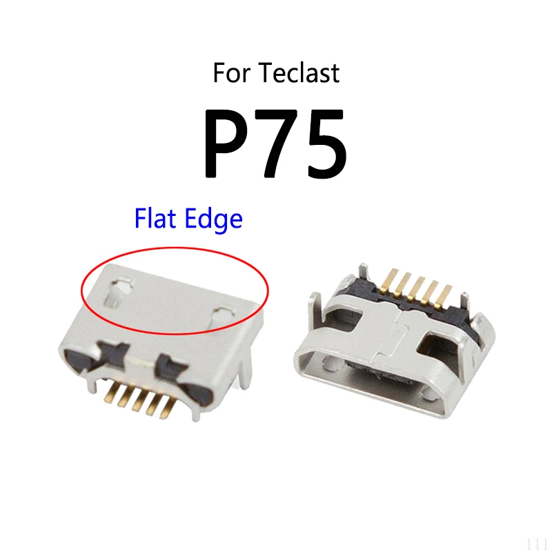 2PCS/Lot For Teclast P75 P80 M40 P20HD T30 T8 T80 T40 Plus P10 M30 Pro M16 USB Charging Dock Charge Socket Port Jack Connector