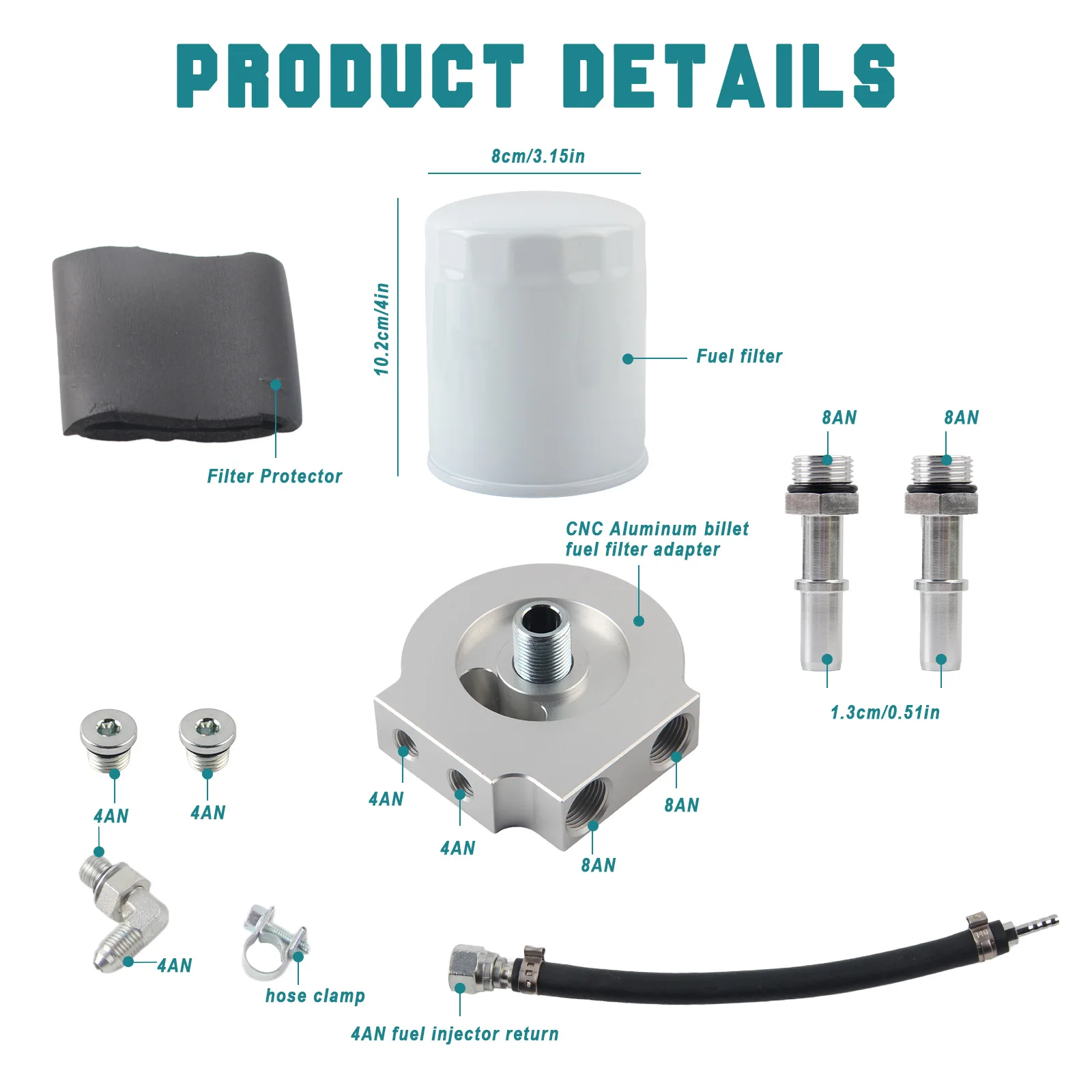 ชุดแปลงไส้กรองน้ำมันเชื้อเพลิงใหม่ สำหรับรถยนต์ฟอร์ด F250 F350 F450 F550 ซูเปอร์ดิวตี้ เครื่องยนต์ดีเซลพาวเวอร์สโตรค 6.7 ลิตร ปี 2011-2022