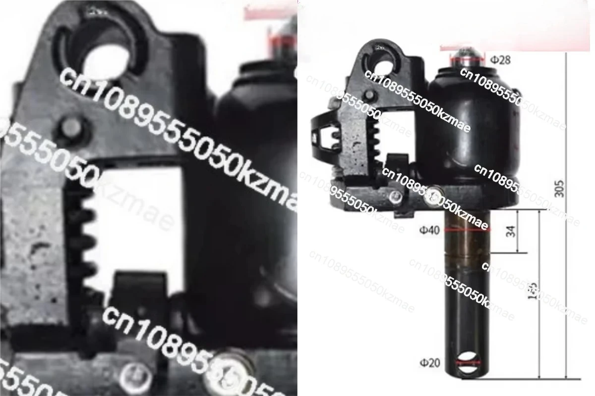 2-3 Ton Manual Hydraulic Truck Jack Oil Cylinder & Oil Pump Assembly - Forklift Accessories