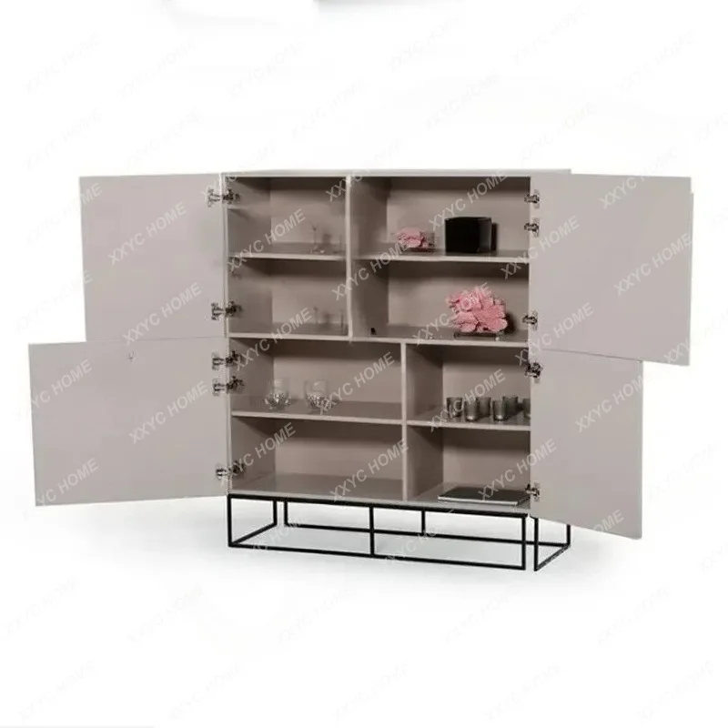 XXminimalist paint side cabinet modern minimalist entrance cabinet
