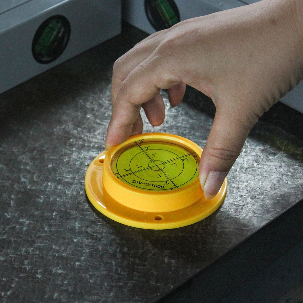 Rongpro Large Round Bubble Level Horizontal Target Degree Marking Surface Is Used TO Adjust turntable, Camera, Tripod,Etc 2pcs