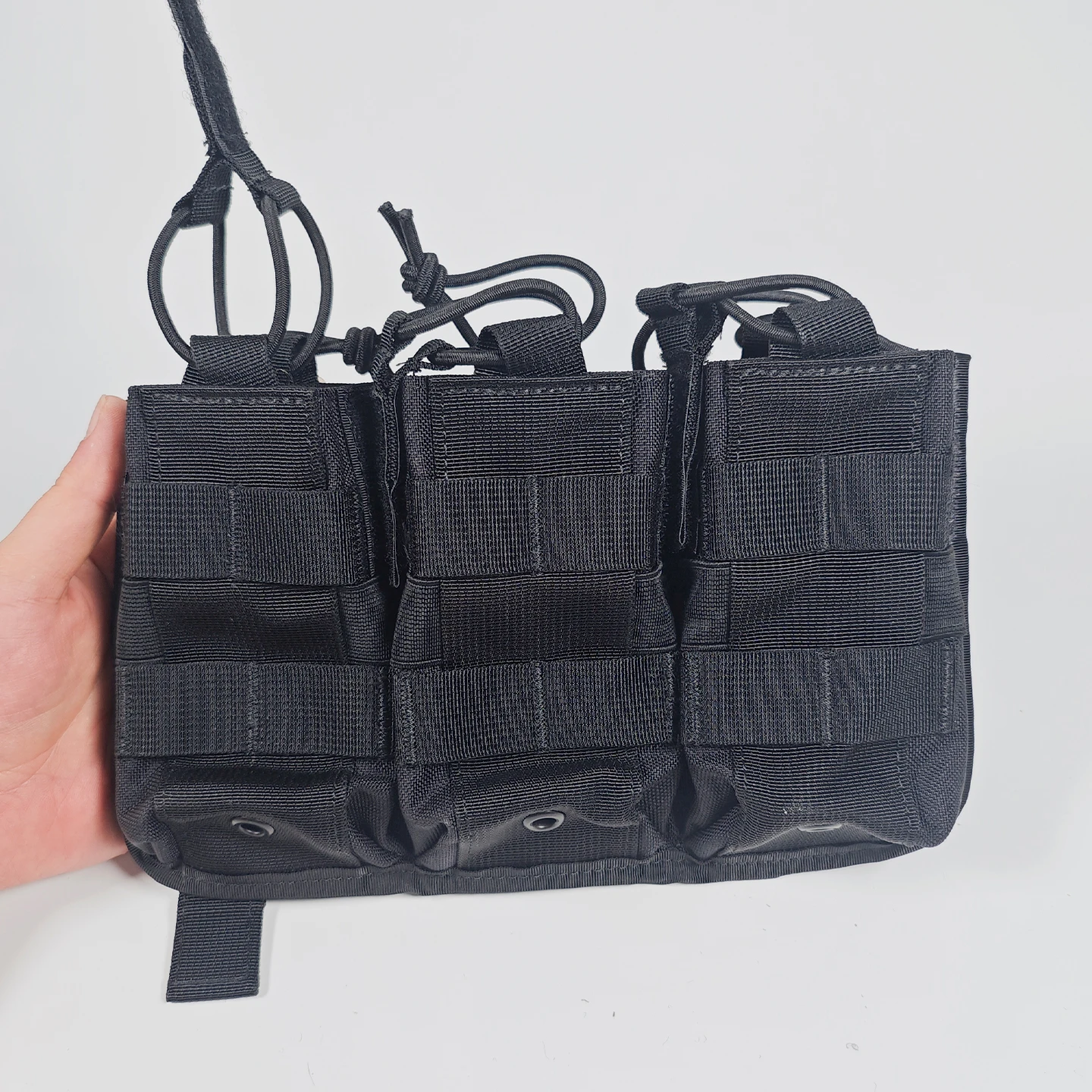 Tactical MOLLE Magazine Pouch | 500D IR-FR Nylon | Single/Double/Triple, Fast-Draw, Grenade | Black