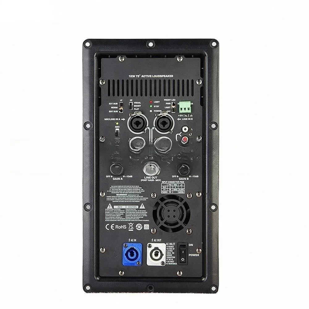Professional K12A 1000W Continuous Output Broadband Class D Audio Amplifier Module for Sound System DIY