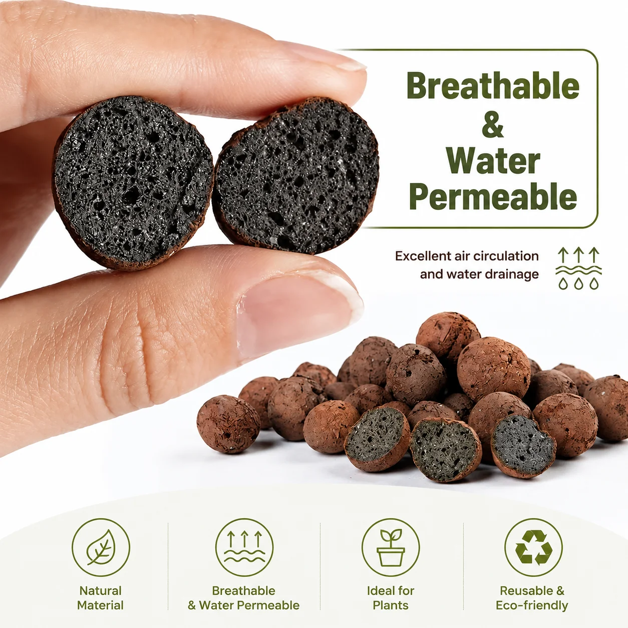 LECA Clay Pebbles Expanded Cla - огляд і ціна Clay Pebble Growing