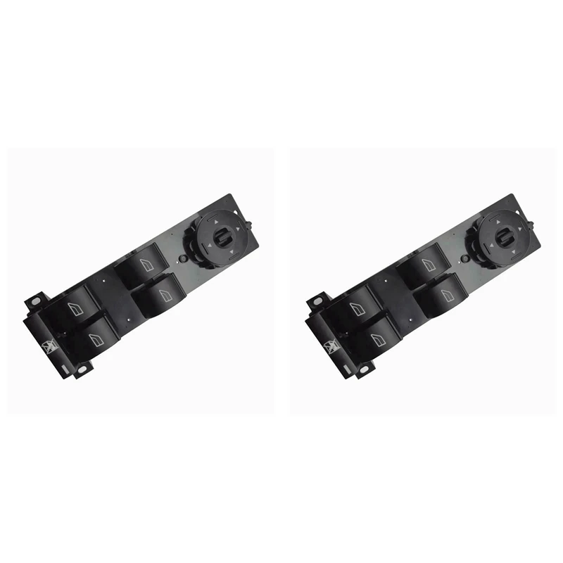 

2X Power Master Electric Window Switch Button Control 3M5T-14A132-AG For Ford Focus MK2 C-Max Accessories