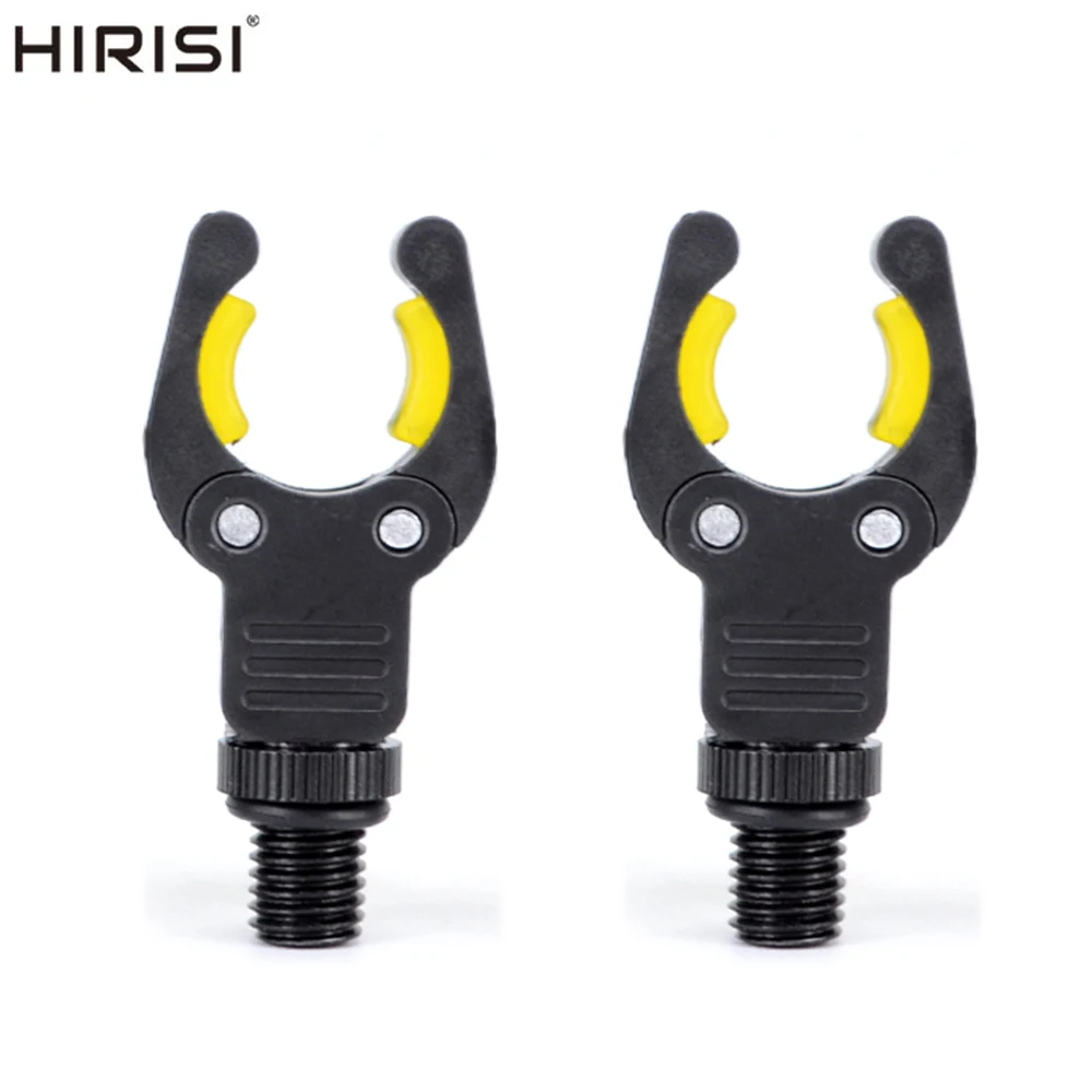 Hirisi 2pcs Carp Fishing Rod Rest Head Butt Rod Holder Plastics Gripper for Fishing Alarm and Buzz Bar AC143