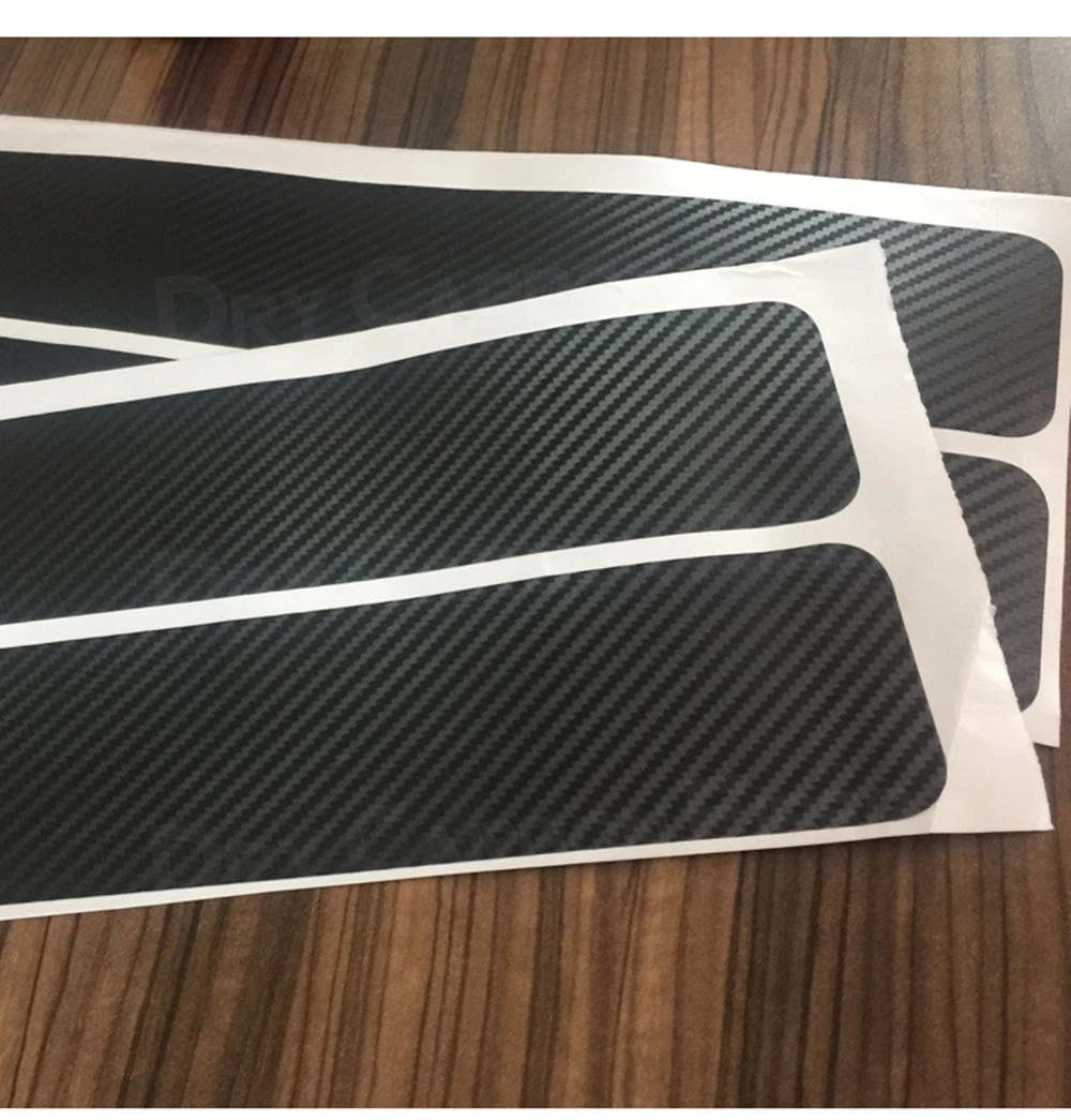 Película de protección impermeable para umbral de puerta de coche, pegatina de fibra de carbono, tira protectora de pasta DIY para coches universales