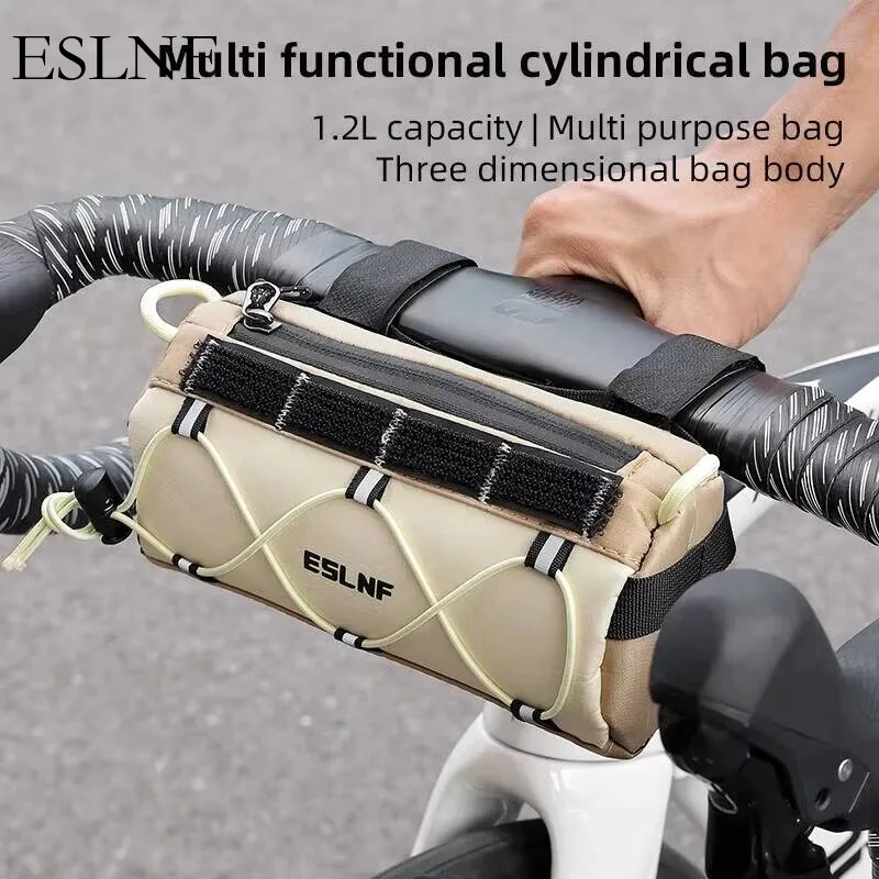 

ESLNF Large-Capacity Handlebar Shoulder Bicycle Bag Fashion Bike Folding Multi-Functional Riding Road